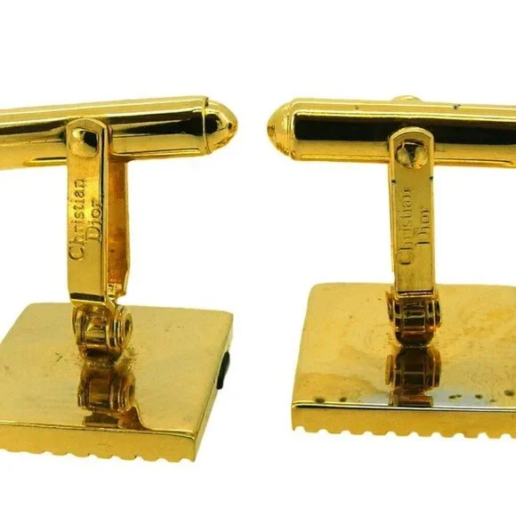 Dior cuff logo Gold hardware Authentic Used - Picture 9 of 10